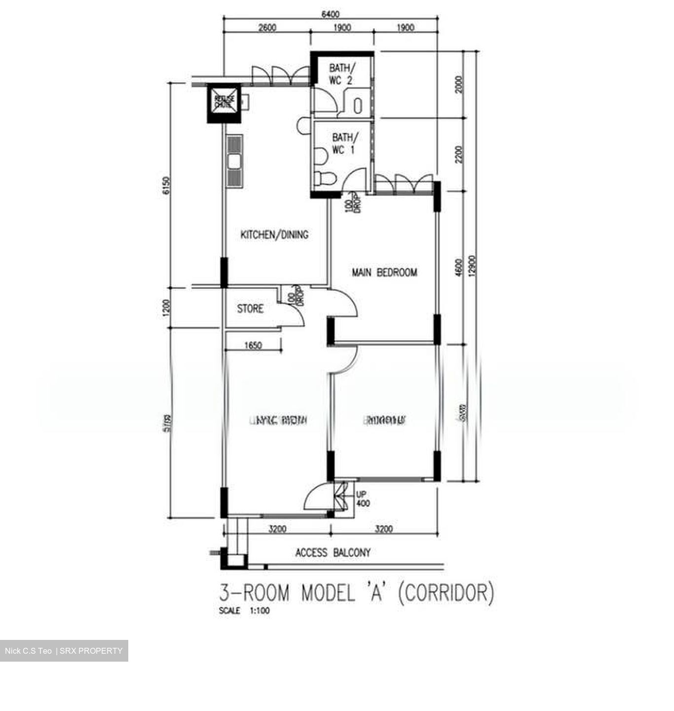 Blk 104 Potong Pasir Avenue 1 (Toa Payoh), HDB 3 Rooms #574399561